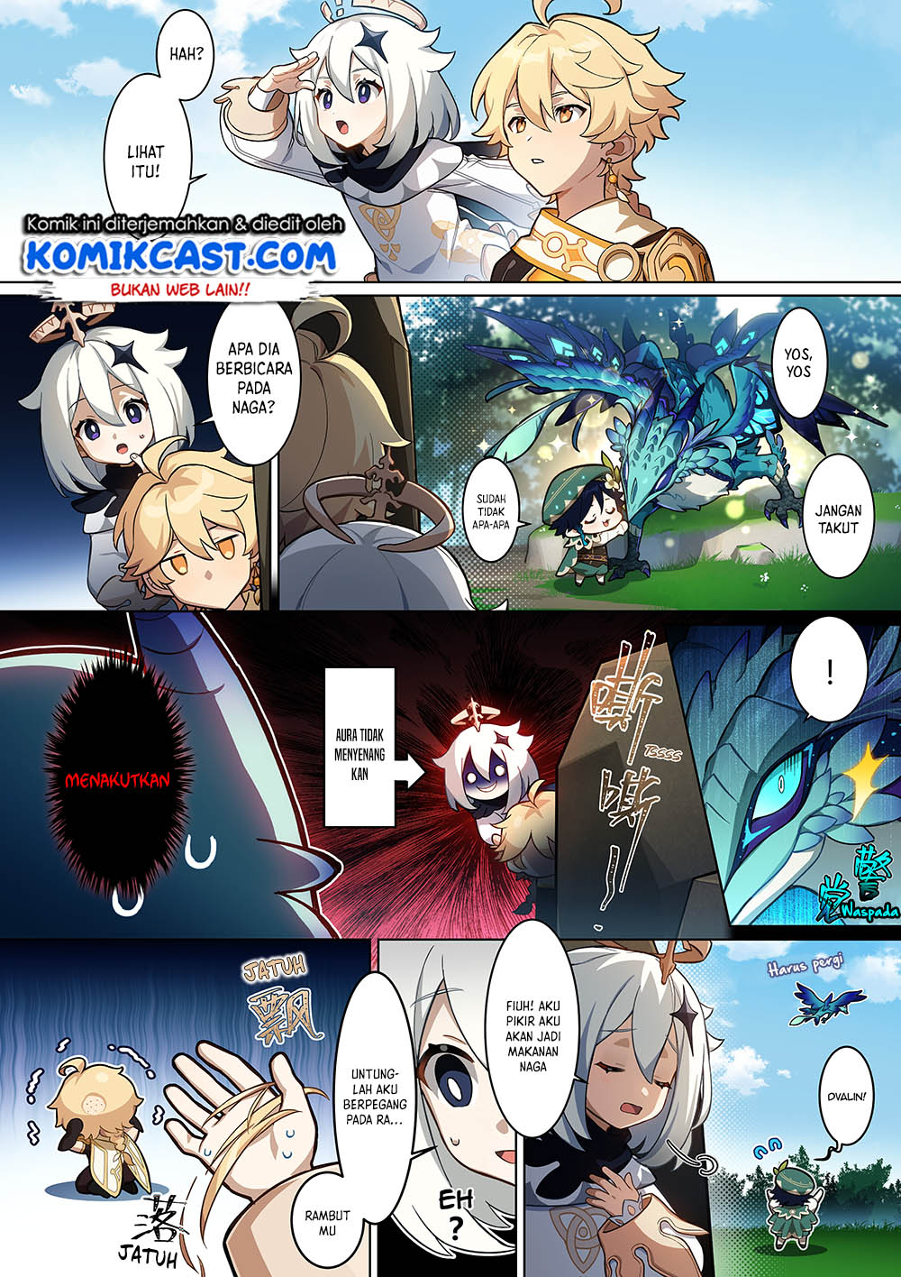 Genshin Impact 4-koma Chapter 04 Bahasa Indonesia